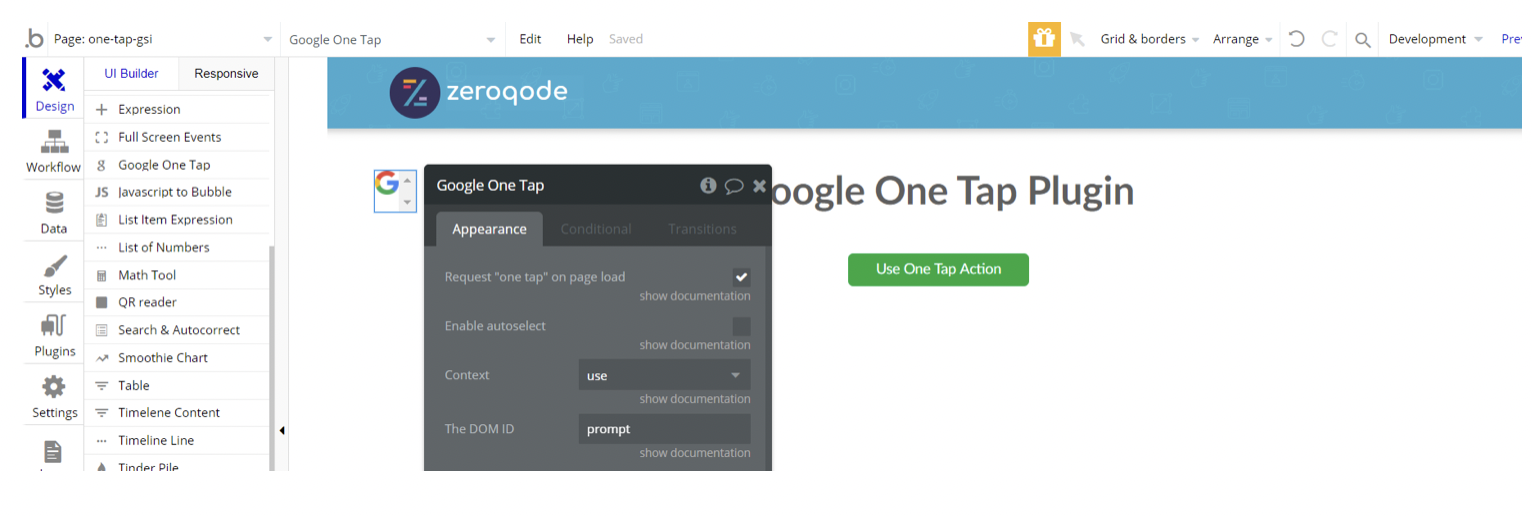 oneTap – Easy Google Sign In Prompt – Plugin WordPress